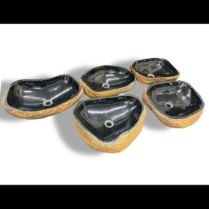 Hand Carved Stone Wash Basin